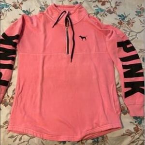 Pink pullover sweatshirt